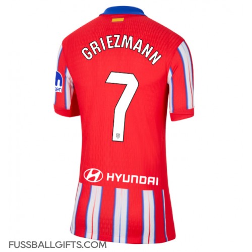 Atletico Madrid Antoine Griezmann #7 Fußballbekleidung Heimtrikot Damen 2024-25 Kurzarm